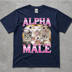 Alpha Male Cat Collage T-Shirt