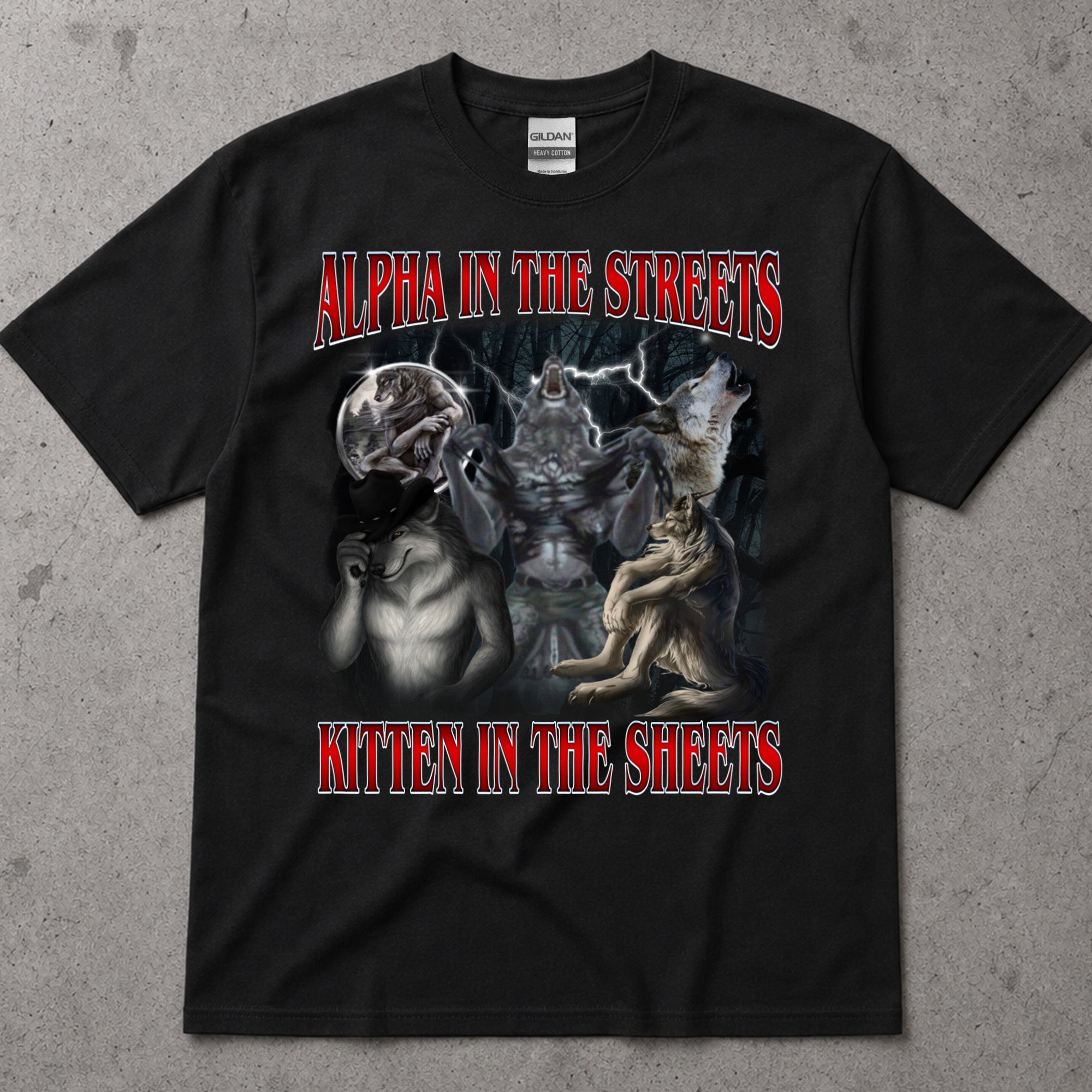 Kittens In The Sheets Werewolves Graphic T-Shirt