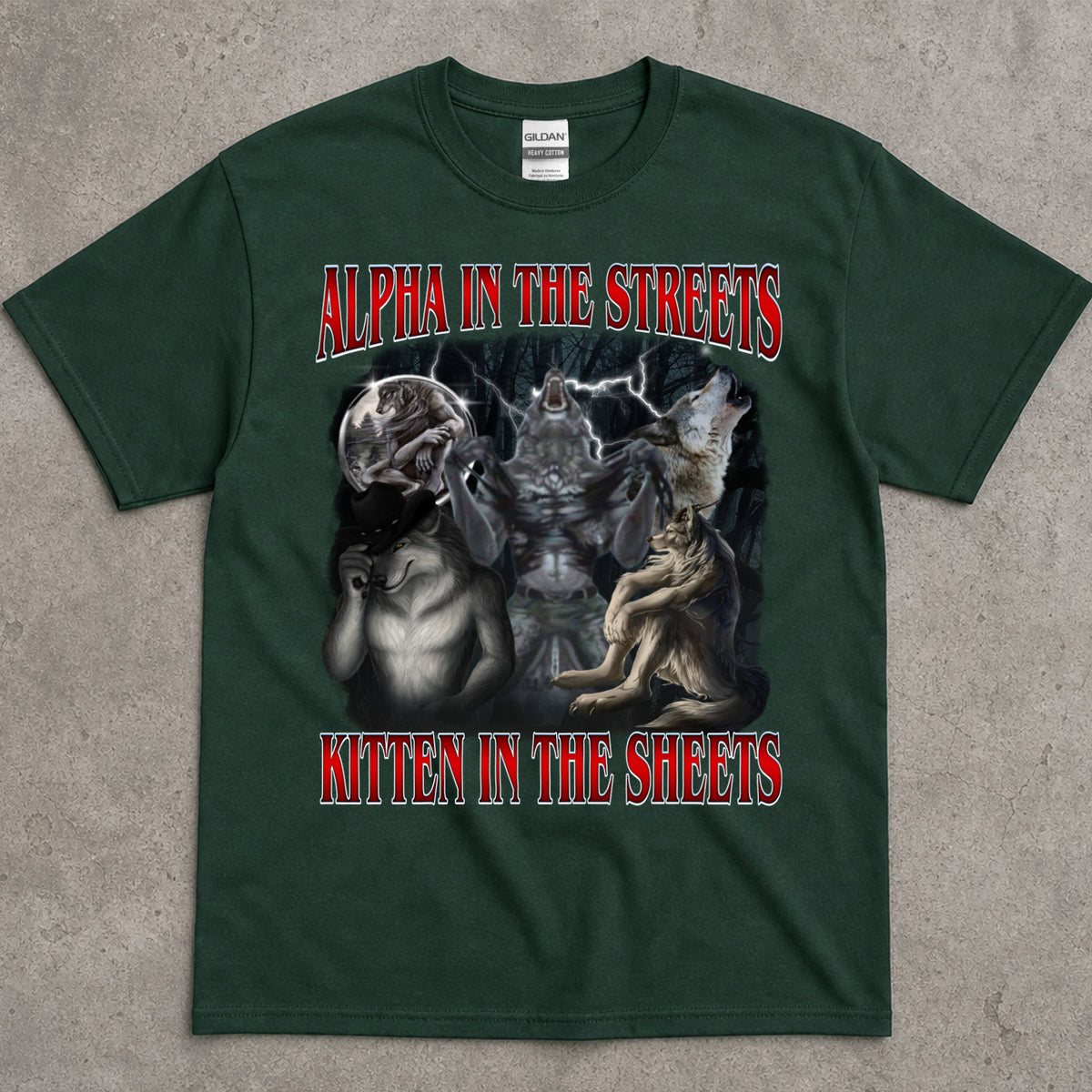 Kittens In The Sheets Werewolves Graphic T-Shirt