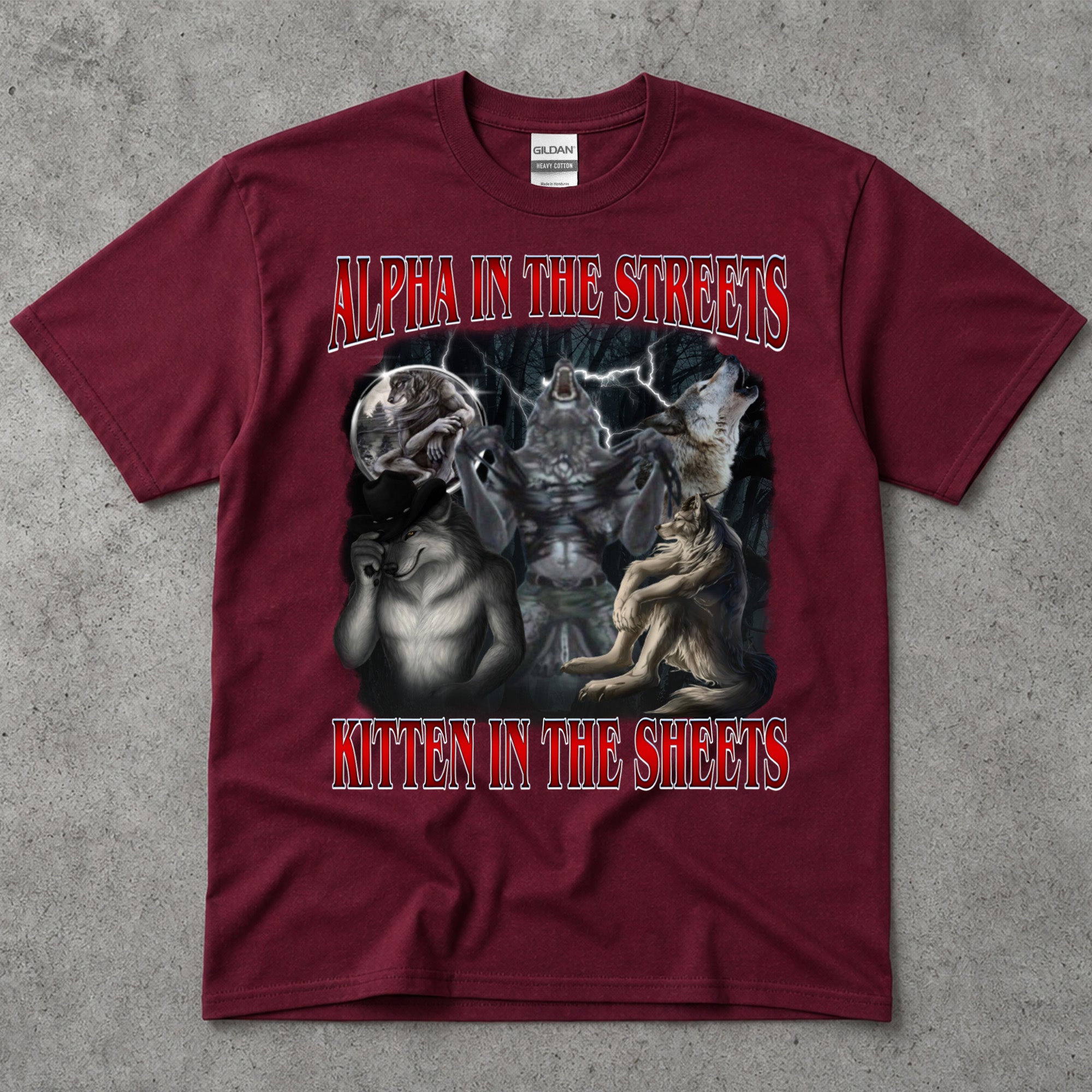 Kittens In The Sheets Werewolves Graphic T-Shirt