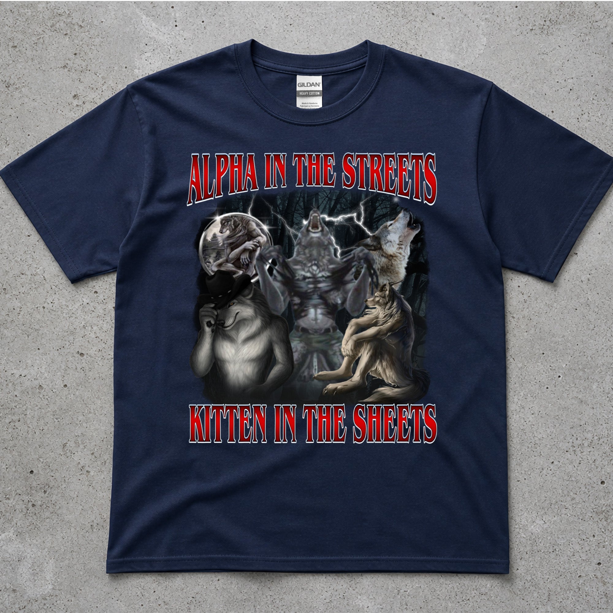 Kittens In The Sheets Werewolves Graphic T-Shirt