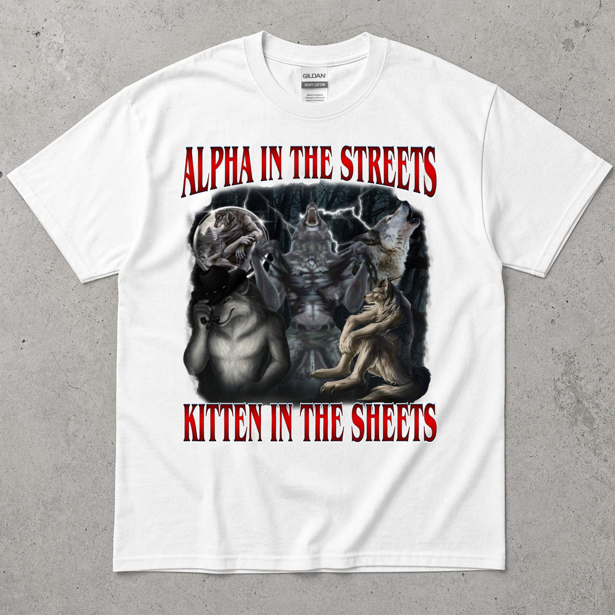 Kittens In The Sheets Werewolves Graphic T-Shirt