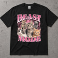 Beast Mode Kitten Graphic T-Shirt
