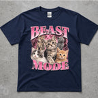 Beast Mode Kitten Graphic T-Shirt