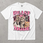 Beast Mode Kitten Graphic T-Shirt