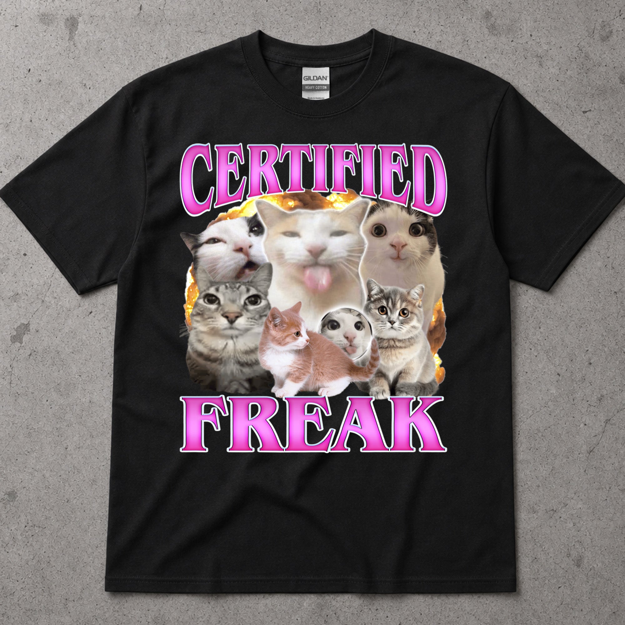 Certified Freak Cat T-Shirt