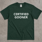 Certified Gooner Text T-Shirt