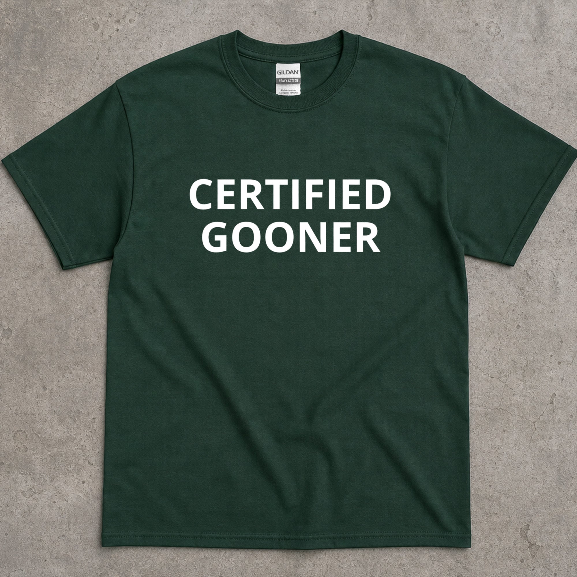 Certified Gooner Text T-Shirt
