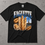 Baguette Collage Graphic T-Shirt