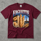 Baguette Collage Graphic T-Shirt