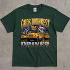 God's Drunkest Driver School Bus T-Shirt