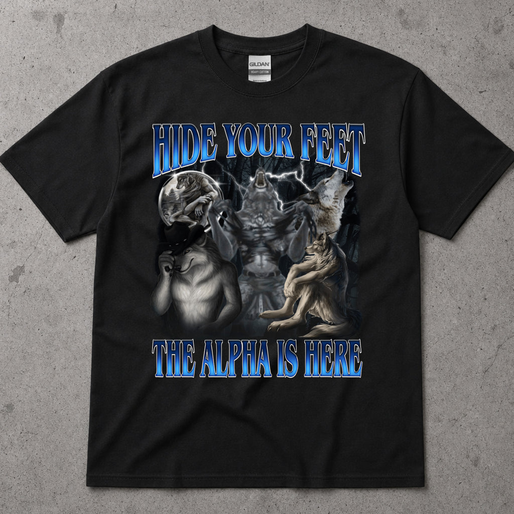 Alpha Wolf Pack Graphic T-Shirt
