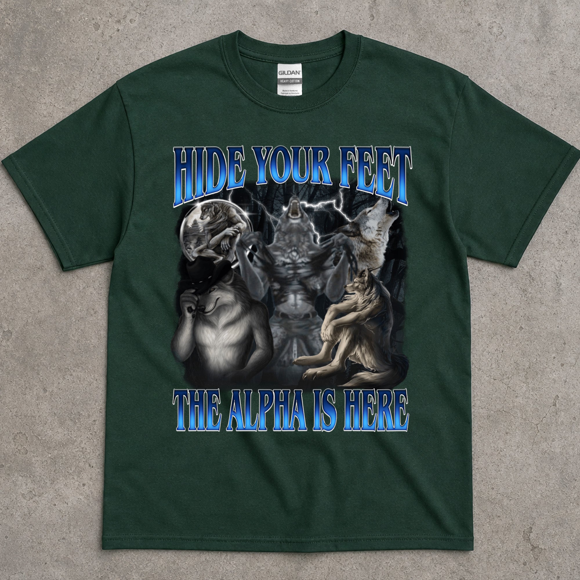 Alpha Wolf Pack Graphic T-Shirt