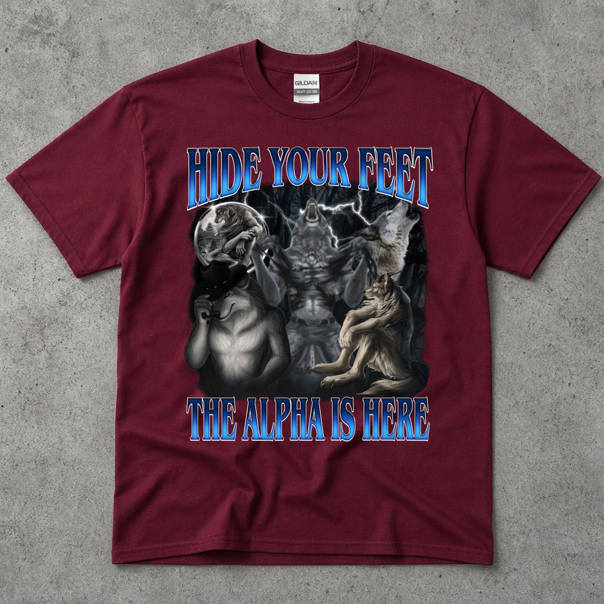 Alpha Wolf Pack Graphic T-Shirt
