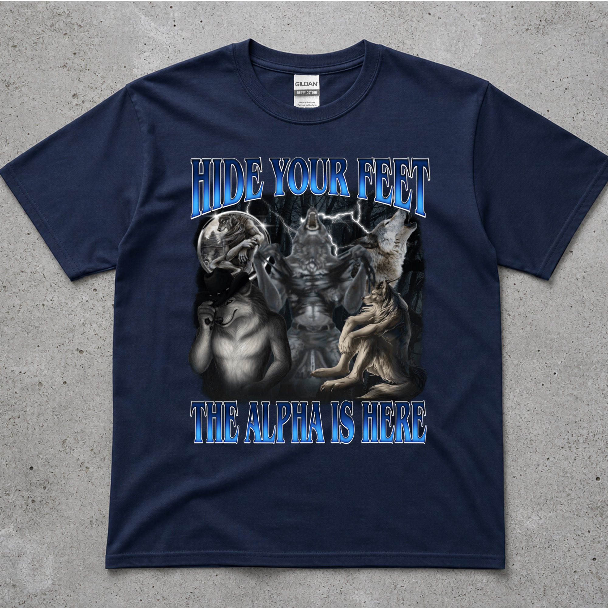 Alpha Wolf Pack Graphic T-Shirt