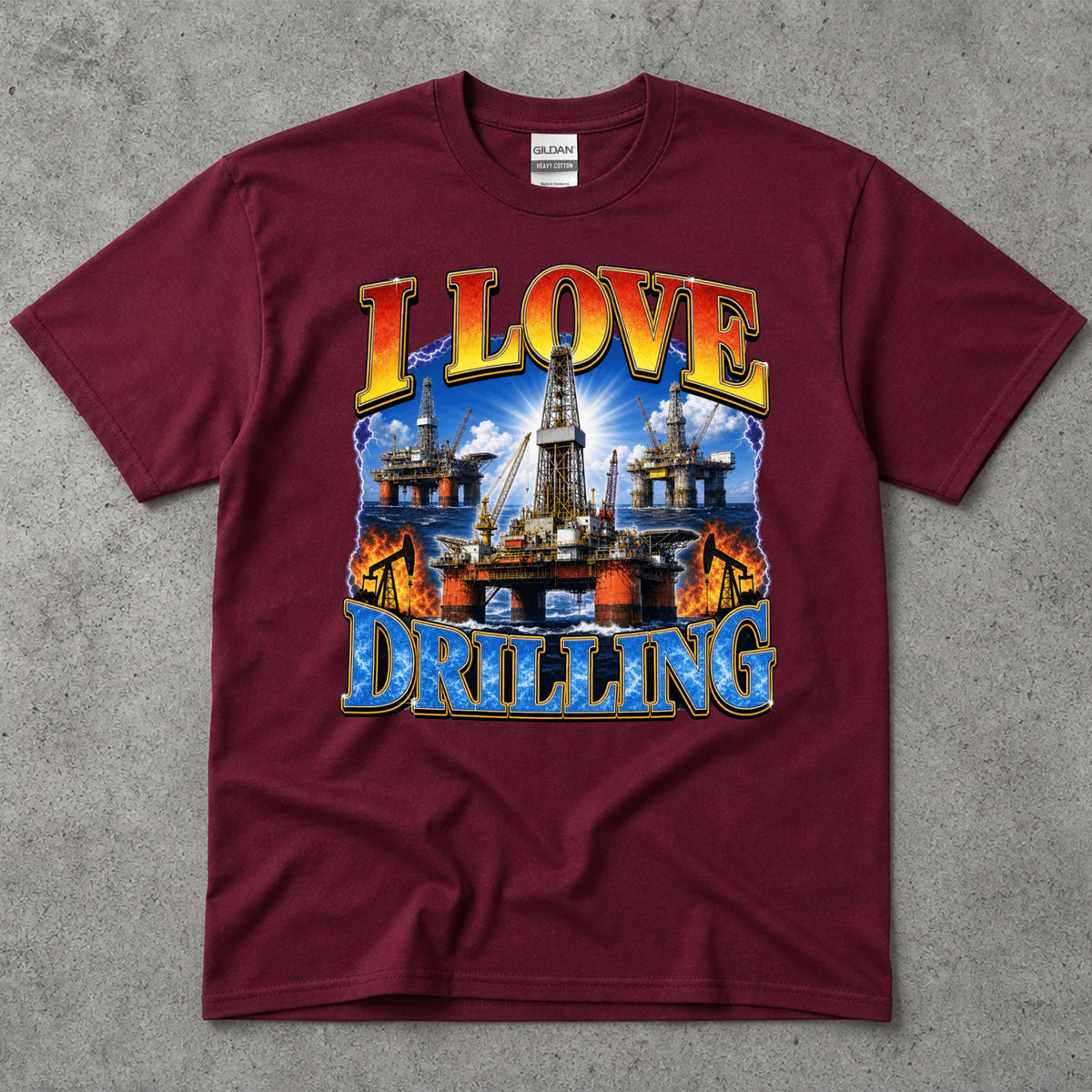Love Drilling Oil Rig T-Shirt