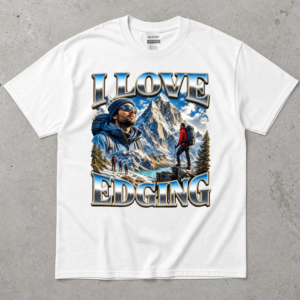 I Love Edging Mountain Adventure T-Shirt