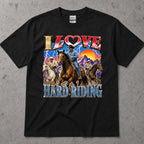 Love Hard Riding Cowboy T-Shirt