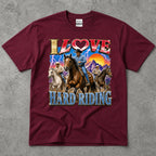 Love Hard Riding Cowboy T-Shirt