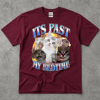 Funny Cat T-Shirt With "It's Tast My Bedtime" Graphic