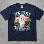 Funny Cat T-Shirt With "It's Tast My Bedtime" Graphic