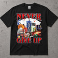 Never Give Up Poker Shirt