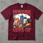Never Give Up Poker Shirt