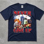 Never Give Up Poker Shirt