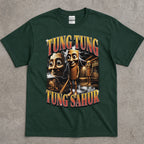 Tung Tung Sahur Cartoon Character Graphic T-Shirt