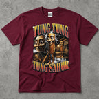 Tung Tung Sahur Cartoon Character Graphic T-Shirt