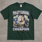 Toilet Clogging Champion Funny T-Shirt