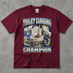 Toilet Clogging Champion Funny T-Shirt